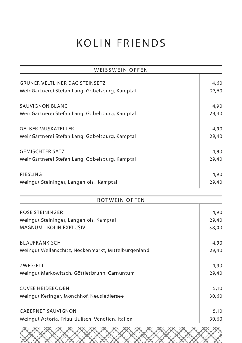 Getr&auml;nkekarte